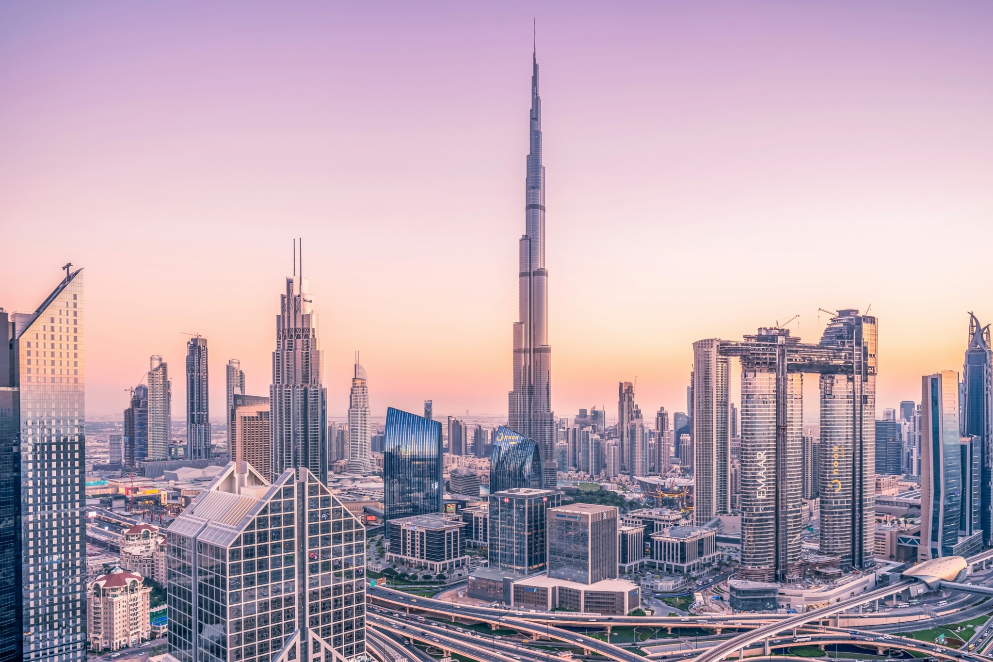 The Dubai skyline